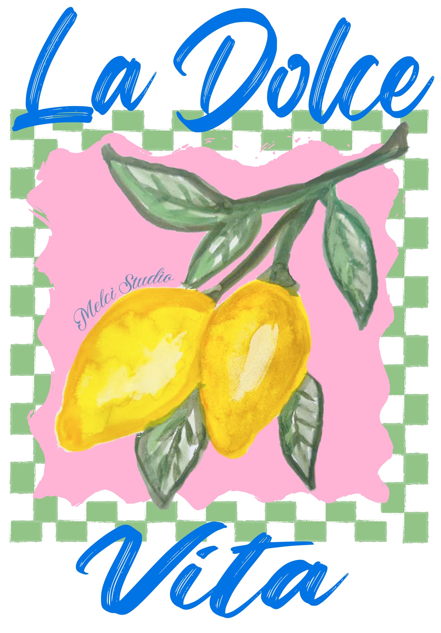 Dolce Vita Lemon T-shirt 100% Cotton