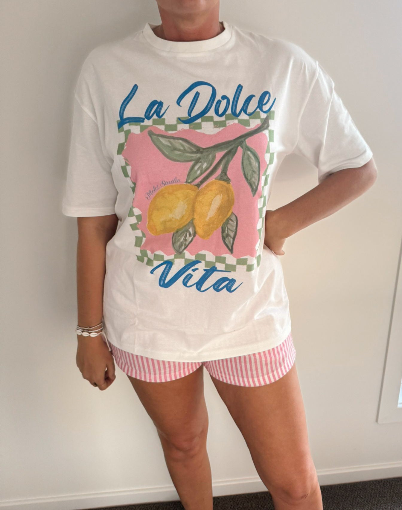 Dolce Vita Lemon T-shirt 100% Cotton