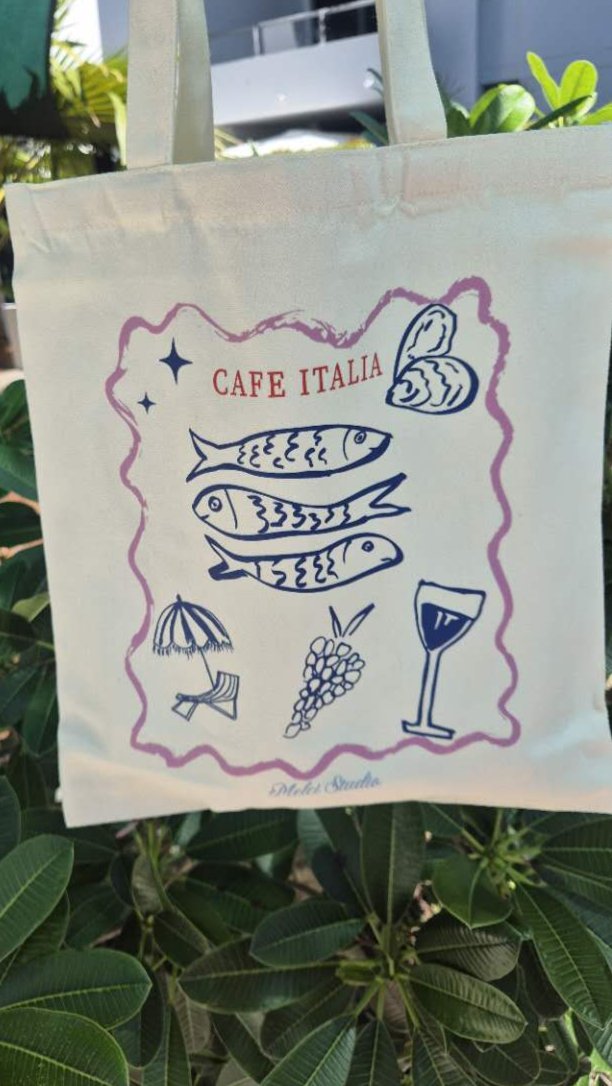 Tote Bag Cute Sardines Italia