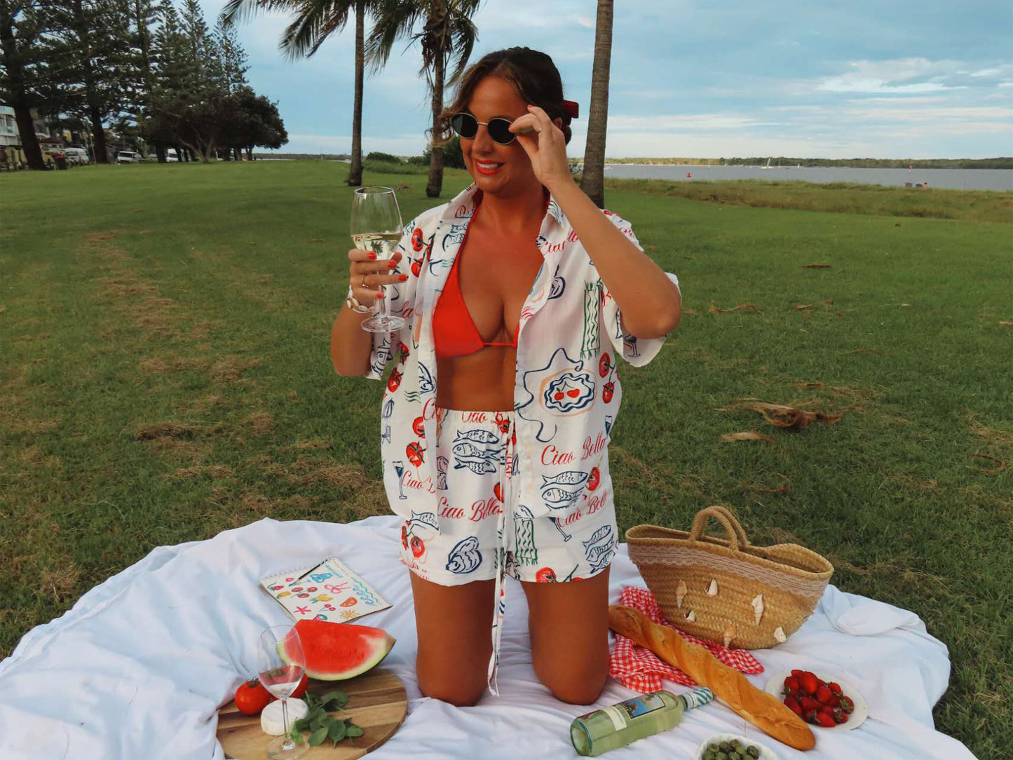 Ciao Bella Two Piece Set 100% Cotton
