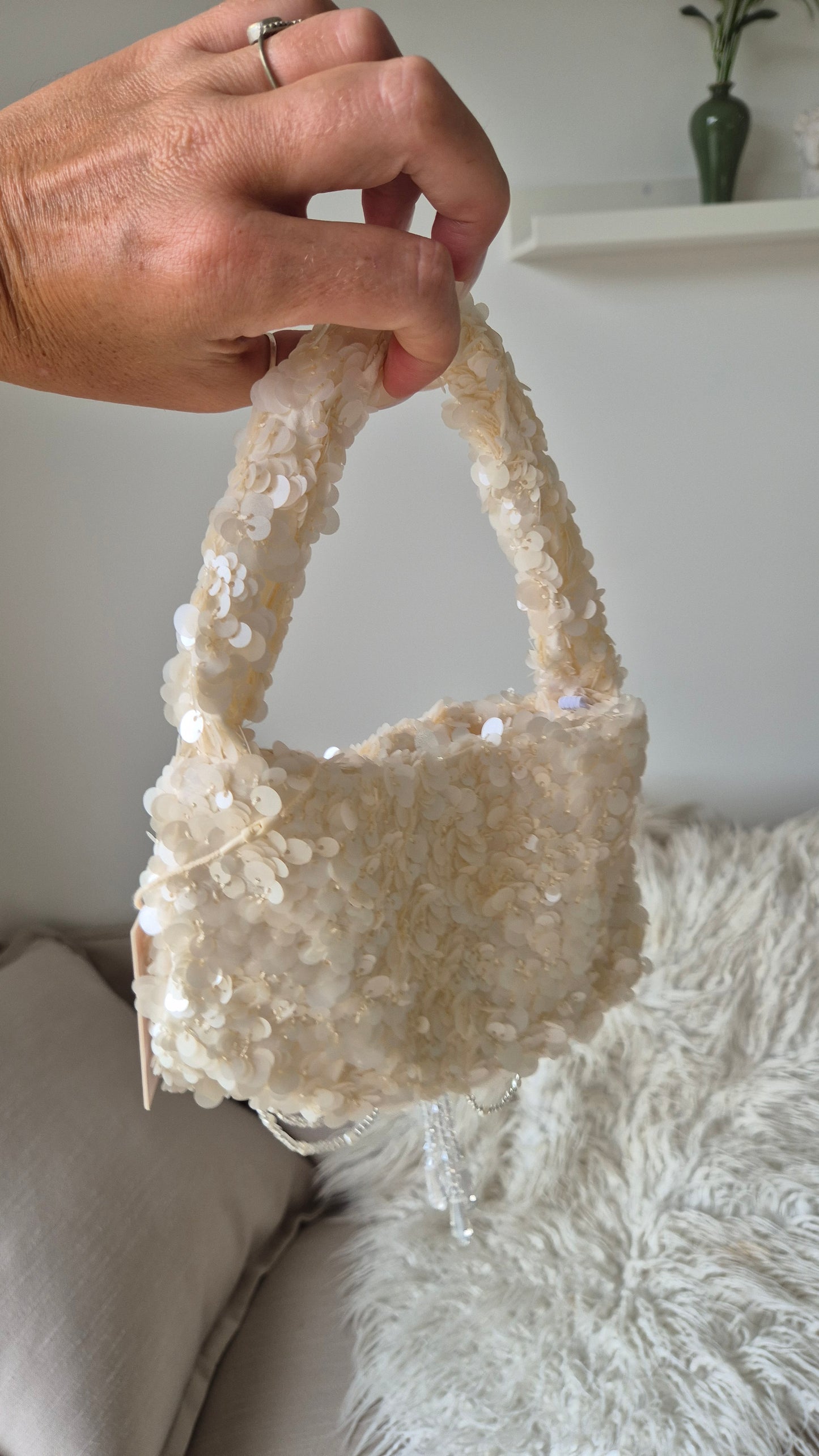 Handbag Tassel Diamonte Sequin Hand Customized