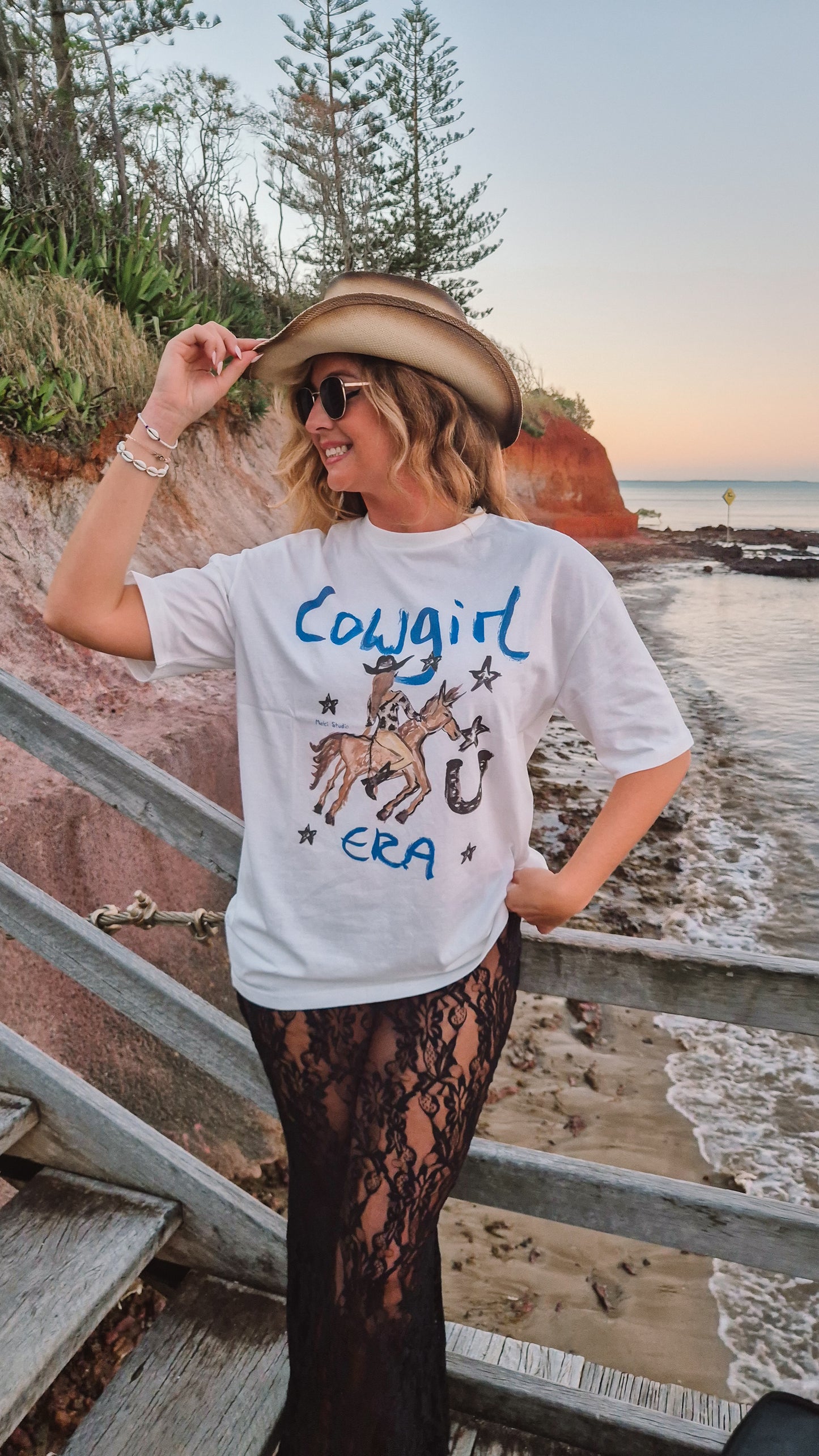 Cowgirl Era Hand Painted Tee