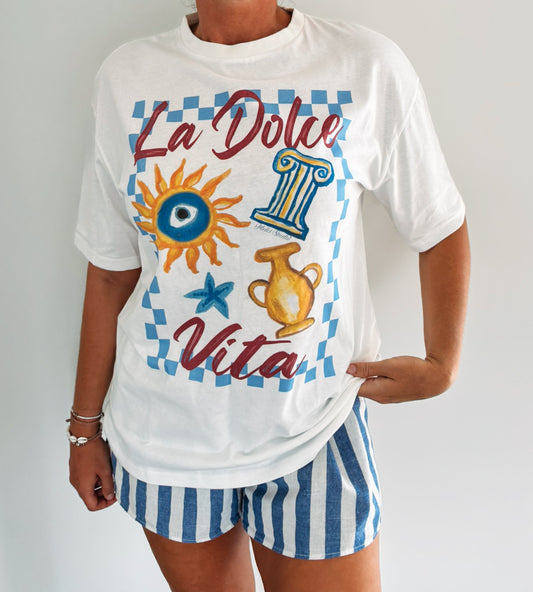 Mykonos T-shirt 100% Cotton