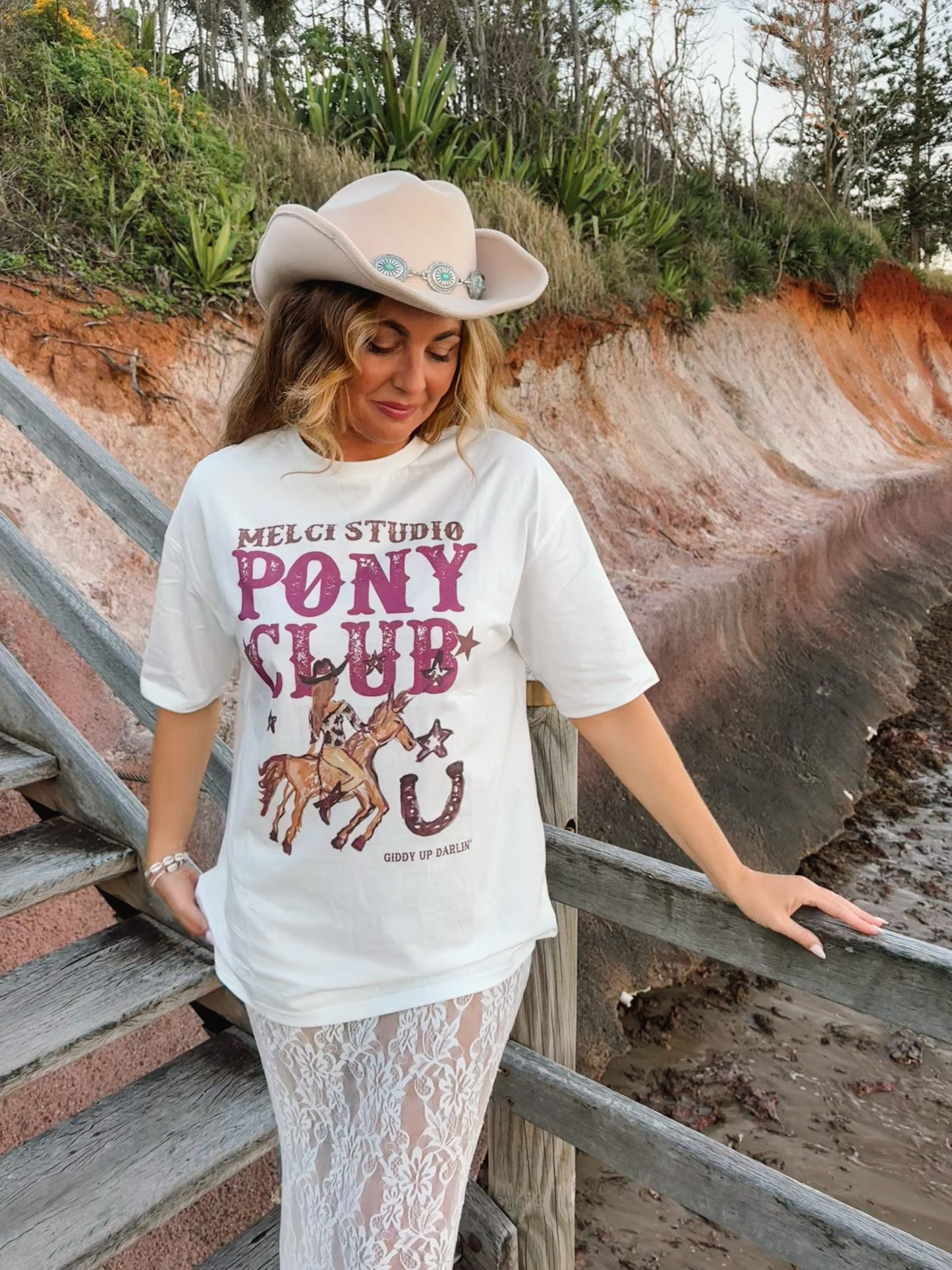 Pony Club T-shirt 100% Cotton