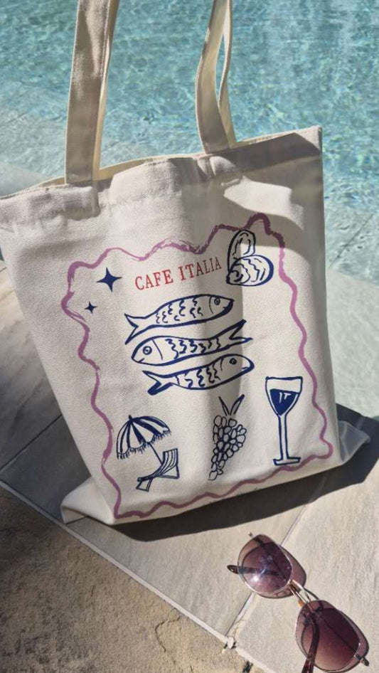 Tote Bag Cute Sardines Italia