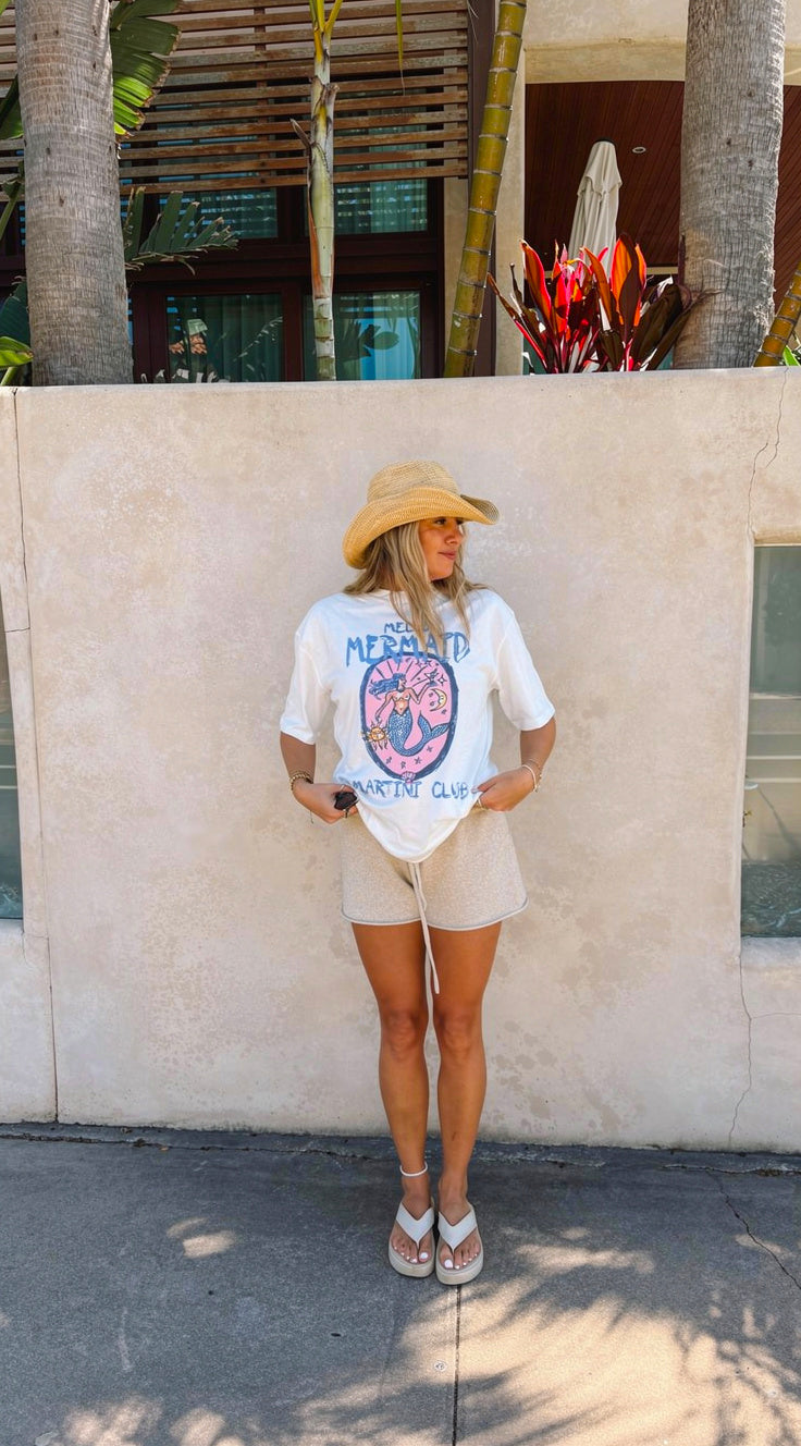 Melci Mermaid Club Hand Sketched Tee